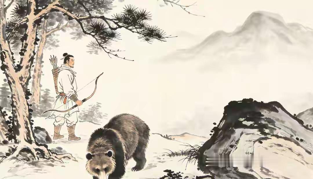 老猎人与熊

长白山脚下，有个叫刘德厚的老猎人，枪法百发百中。那年秋天，他在山里