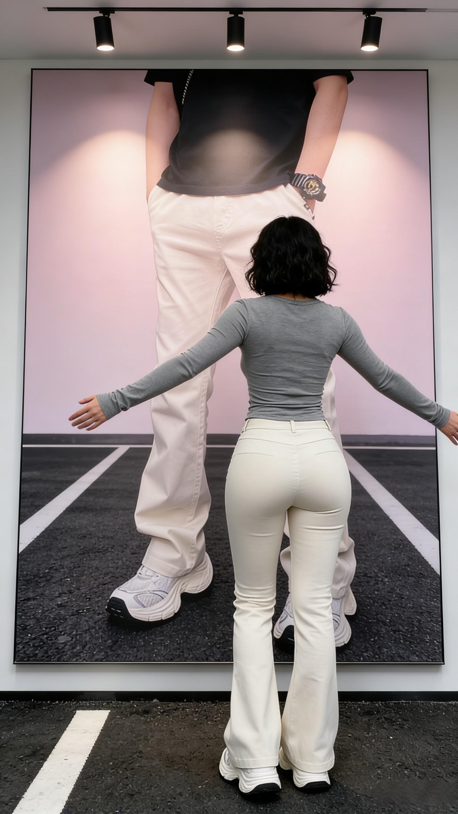 2026年春夏季青年宽松哈伦潮流直筒裤痞帅美式休闲百搭微喇牛仔裤   ...