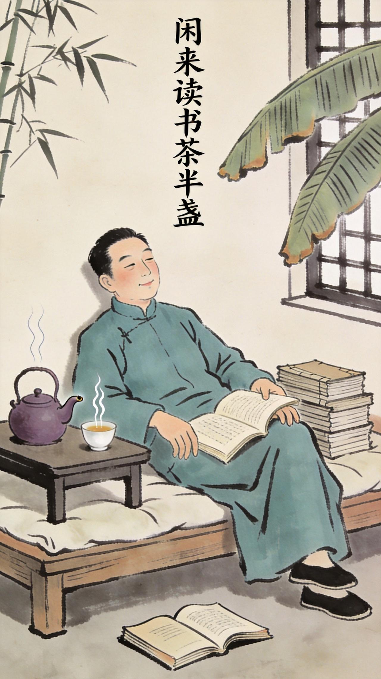人生九件闲事，件件不离茶
闲来无事数一数，一天大概有九件要紧事：
晨起一杯，醒醒