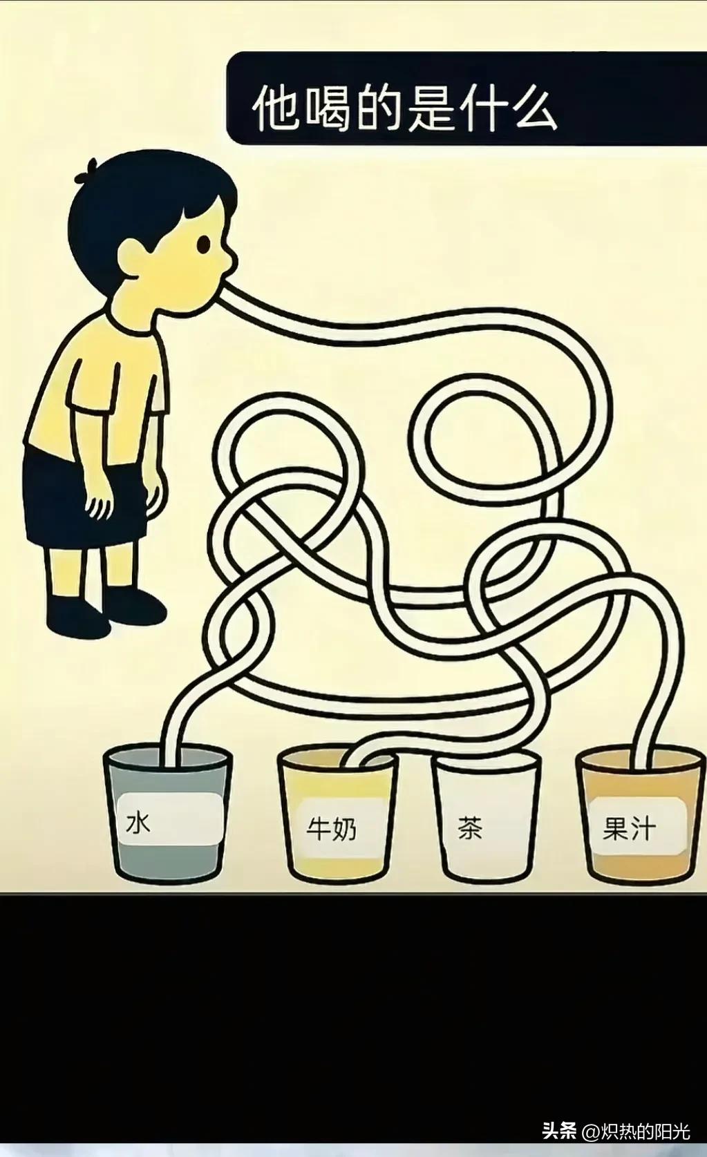 他到底在喝什么？

哪位大神出来解释一下
