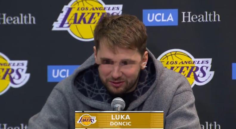 NBA常规赛继续进行，湖人客场112-108战胜76人。本场比赛，东契奇出战了3