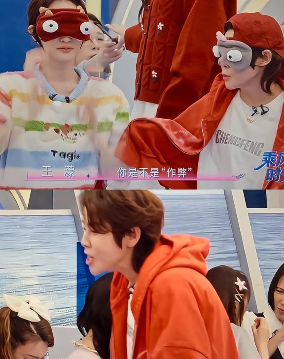 玩游戏也要绝对公平的濛
谁作弊，即使是李小冉也要“举报”[机智] 王濛