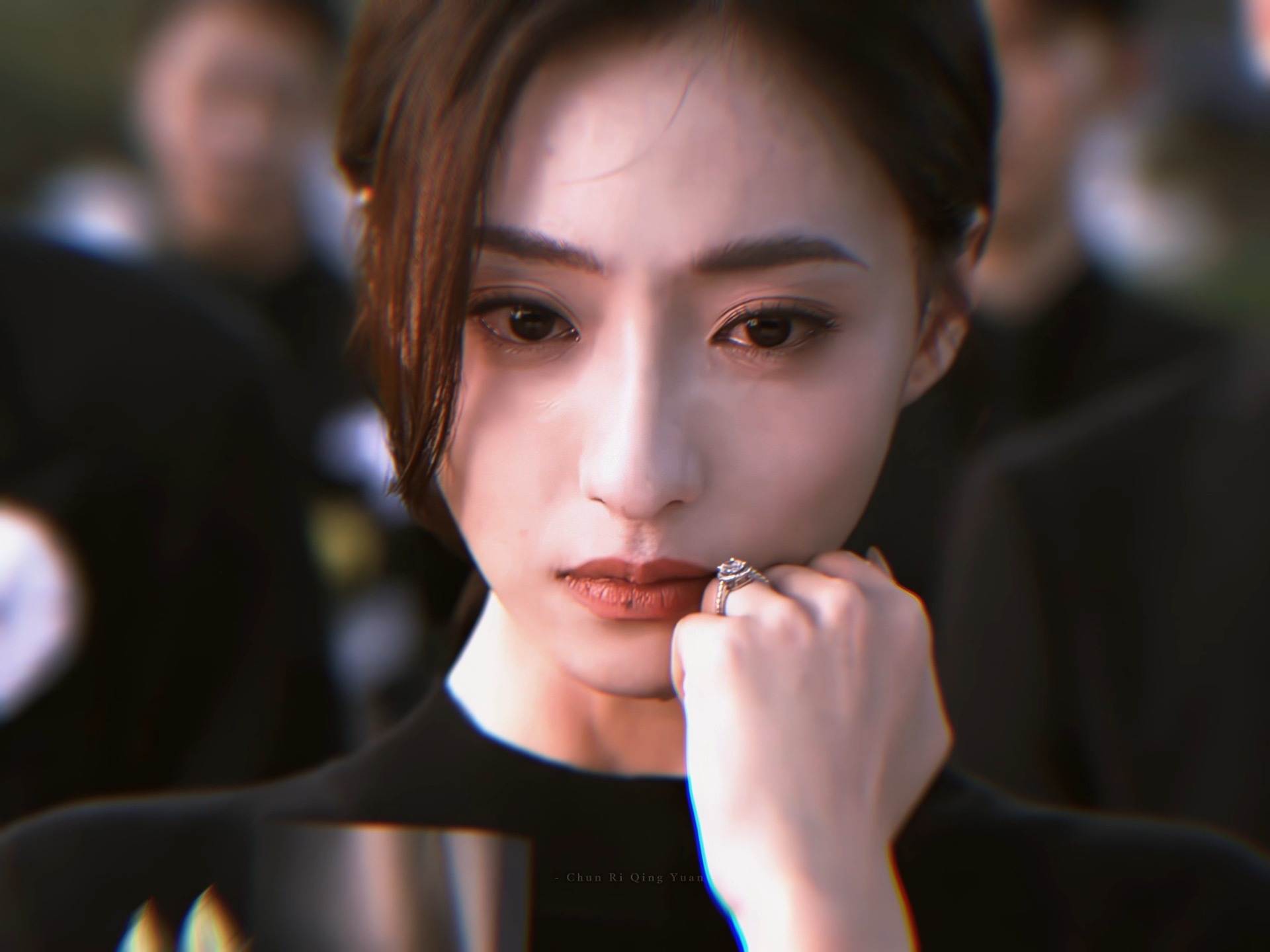 不用做高颅顶不用画大卧蚕头发可以扎上去打败多少人了 