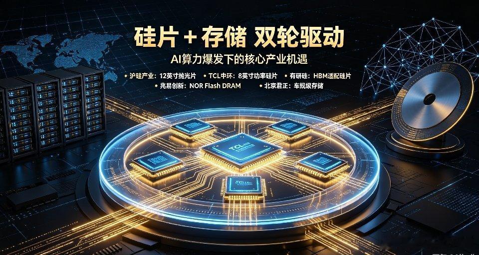 半导体硅片+存储芯片双赛道核心企业梳理（精简整理版）一、行业核心逻辑1. 市场空