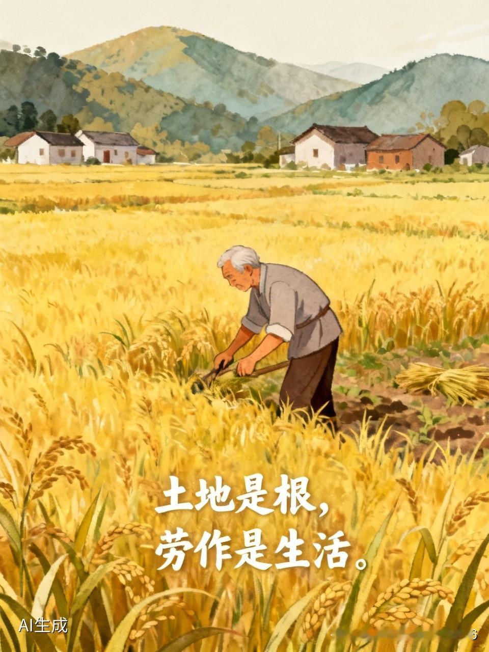 农村农民为什么老了还要干活，我认为，土地承包到户了，农民不干活，有谁來干活？再说