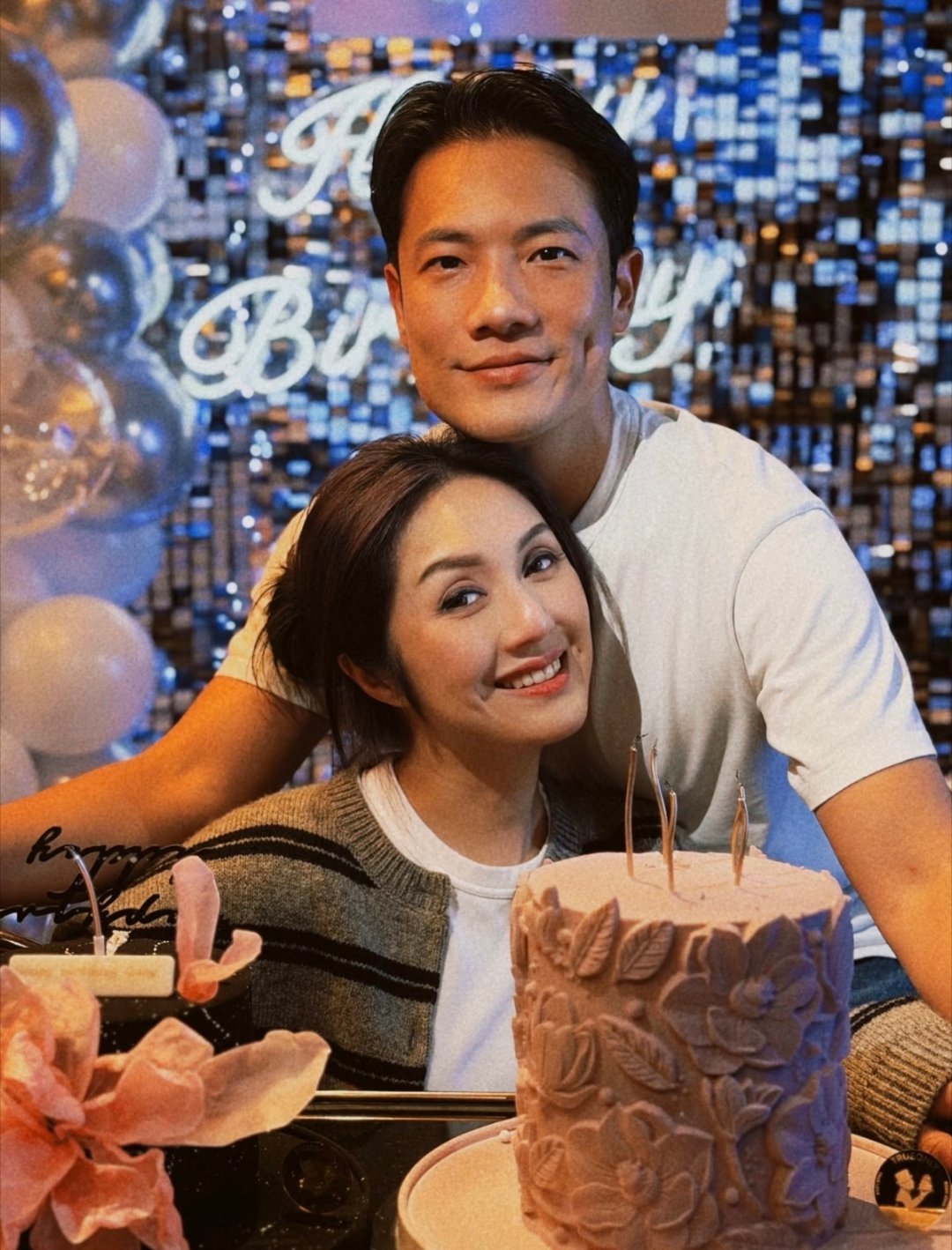 丁子高为杨千嬅庆祝52岁生日 