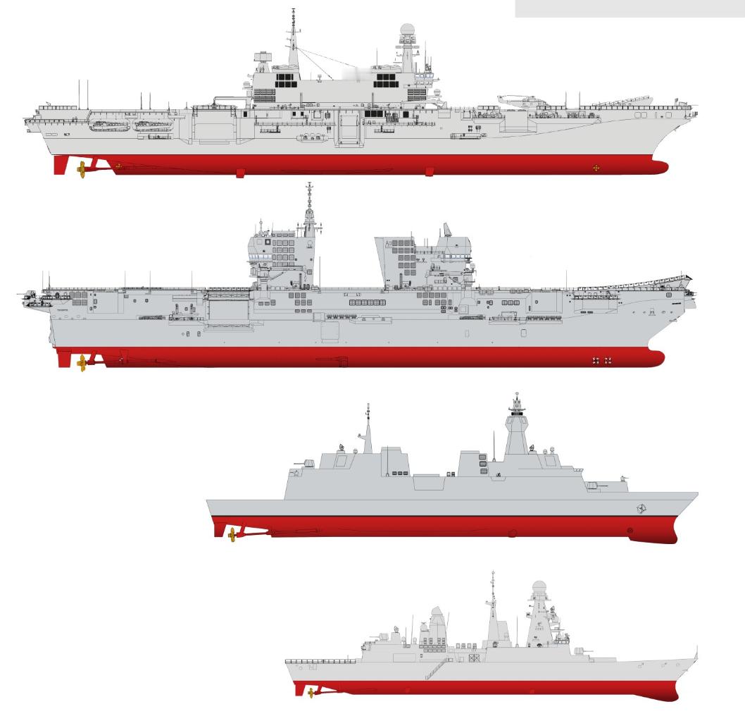 中外舰闻 烽火问鼎计划 意大利🇮🇹海军主力战舰的全家福海报（传送门👉网页链