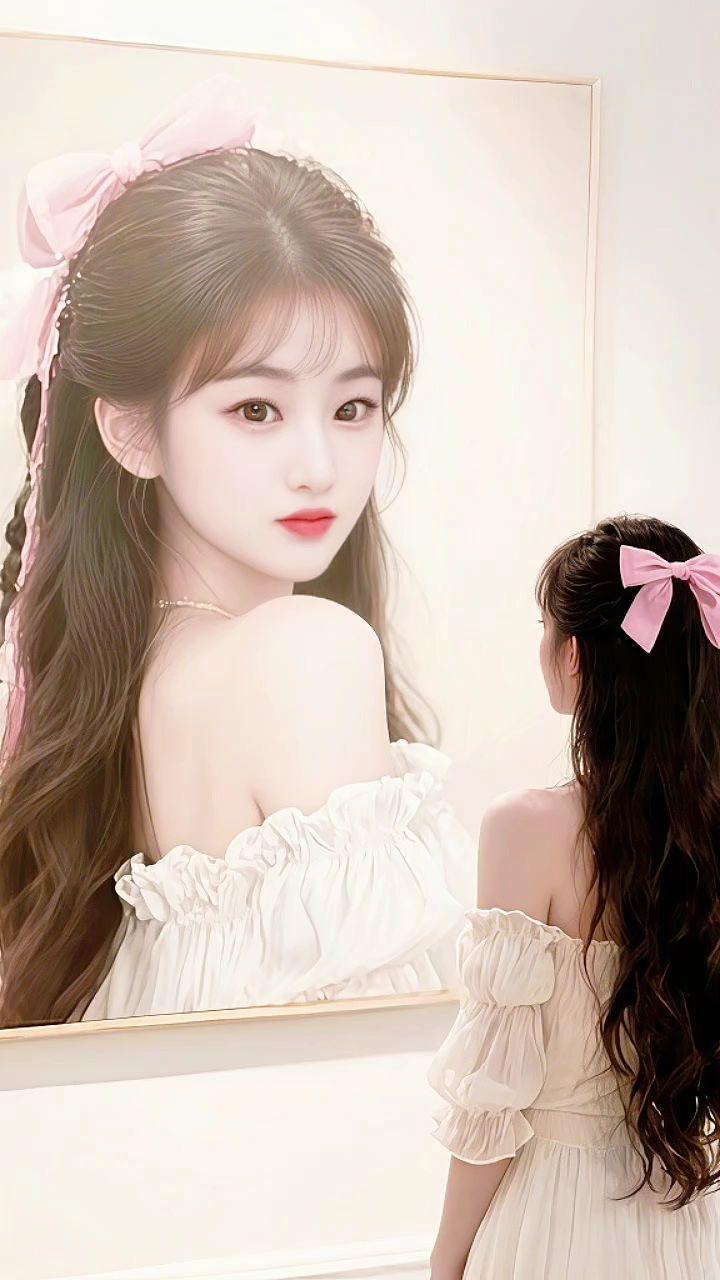 清纯甜美 少女感 温柔风 甜妹 画中画