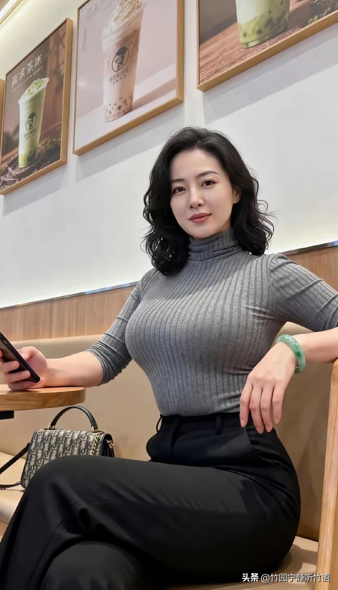 成熟端庄漂亮的女人，往往有着独特魅力。

她们成熟，历经生活打磨，面对难题从容不