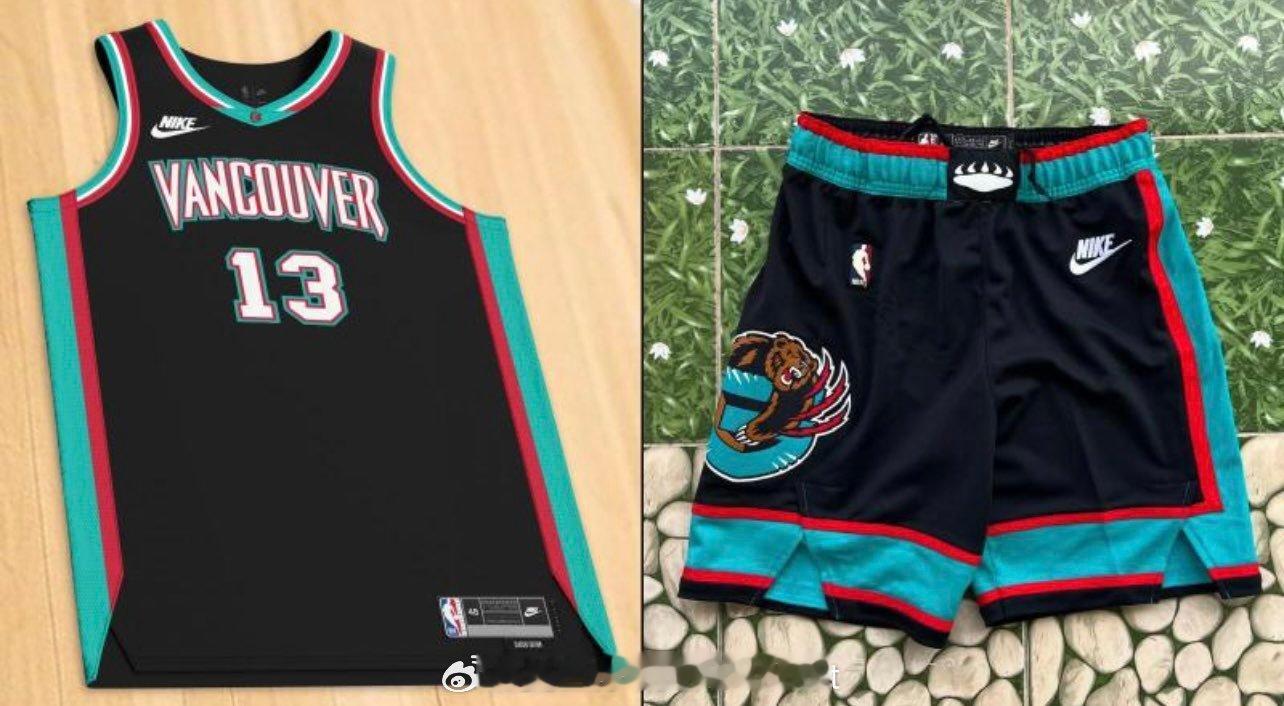NBA下赛季孟菲斯灰熊经典版球衣，球衣上印有“温哥华”（Vancouver）字样