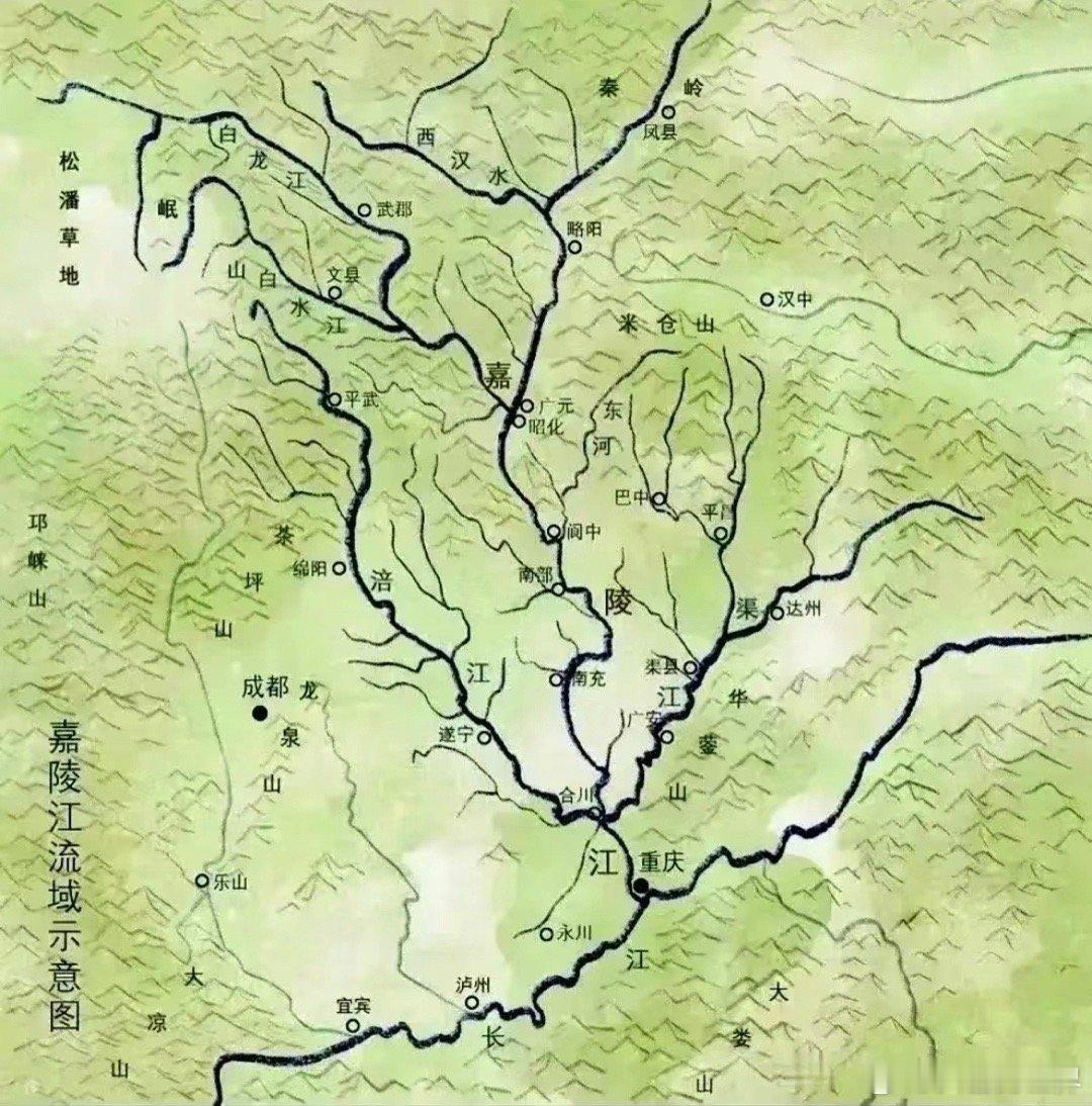 怪不得每次下大雨重庆都倒霉，看看它所在的地理位置就明白了，上游几乎覆盖了一多半的