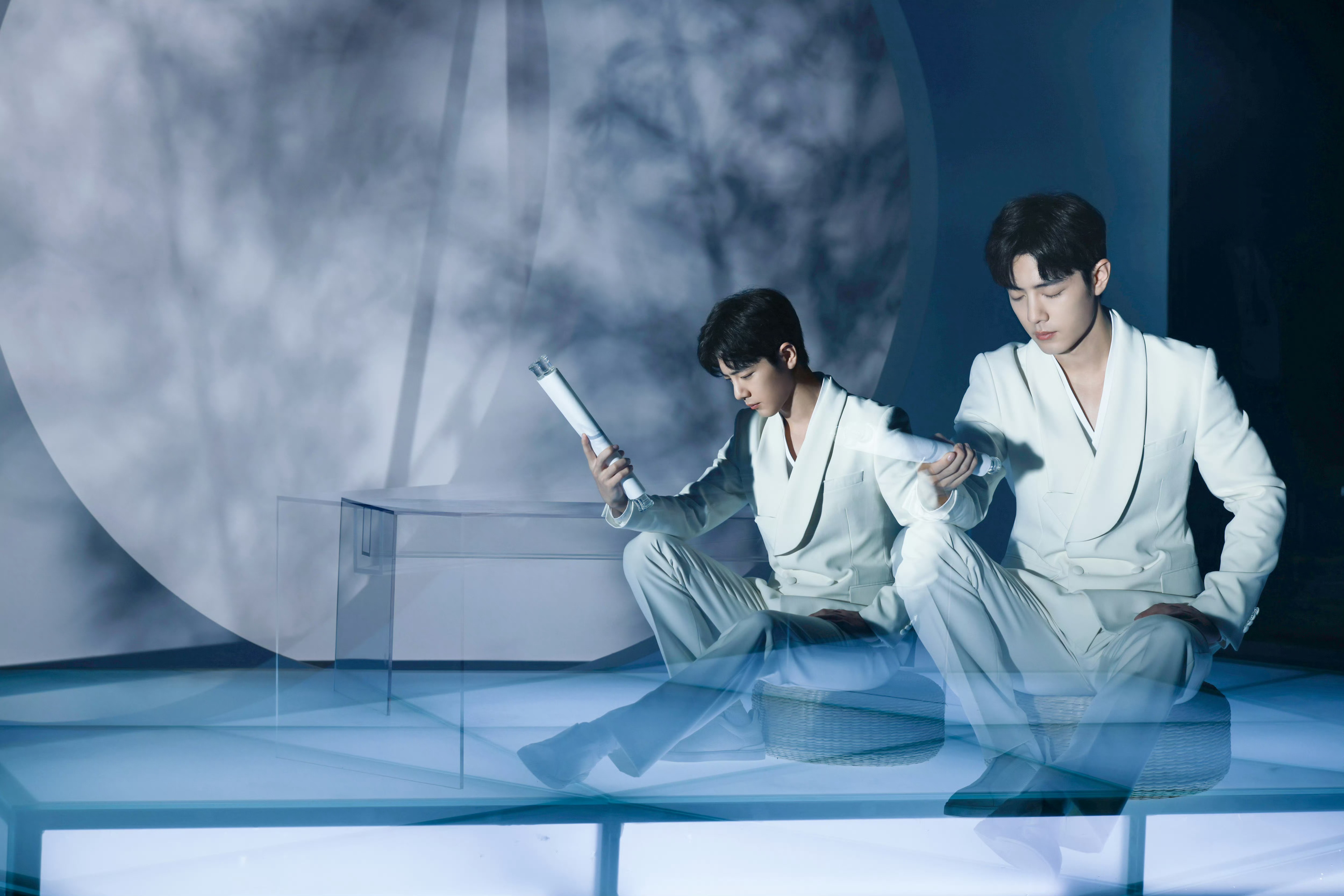 #陪肖战走花路# 晚安安🌙[月亮]❤️浮生梦《星月落》 （来自每日30首） ​