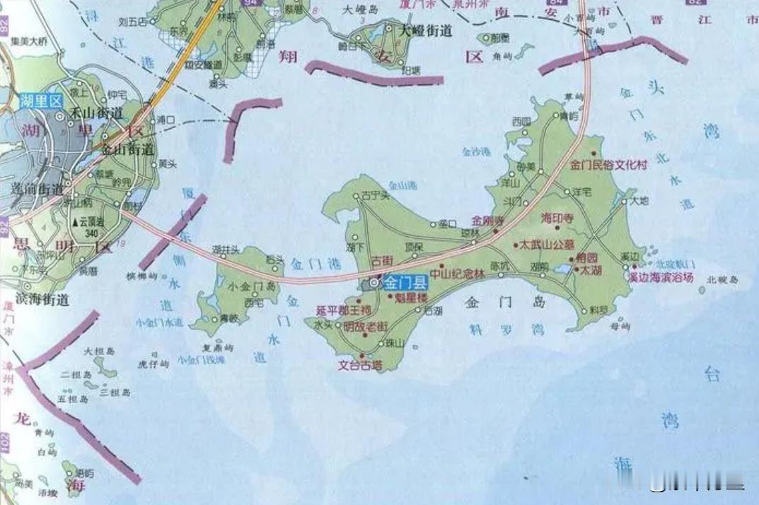 大金门、小金门、大担岛、二担岛