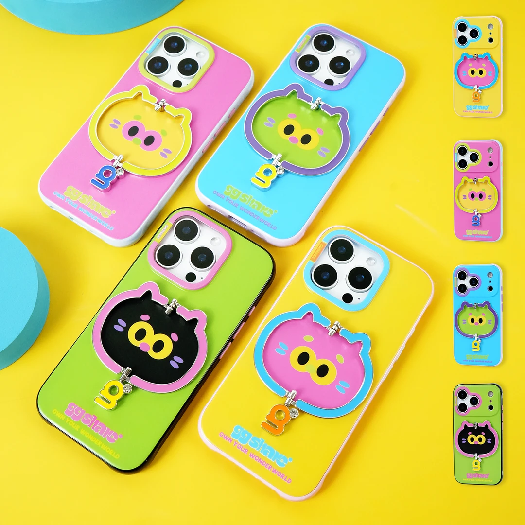 猫猫头支架手机壳也太千金风了叭૮₍◜ෆ◝.₎ა