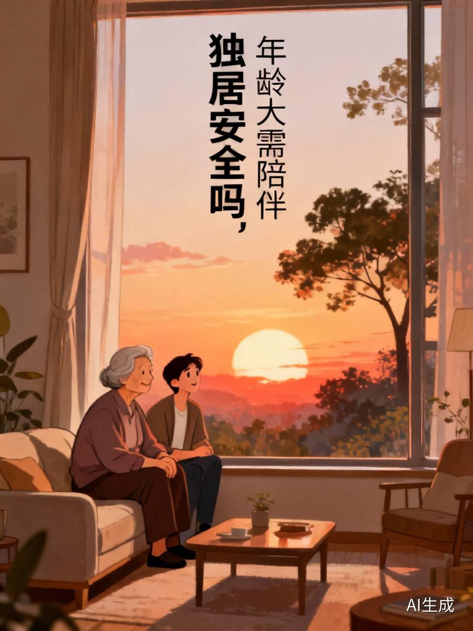 你觉得独居安全吗独居觉得还是不安全，老妈85岁了，如果独居，作为子女，就会天天担