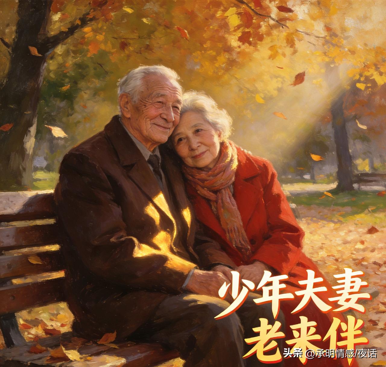 家人们，人到晚年才咂摸出味儿，原来枕边人才是最大的宝！

年轻时总觉得日子长着呢