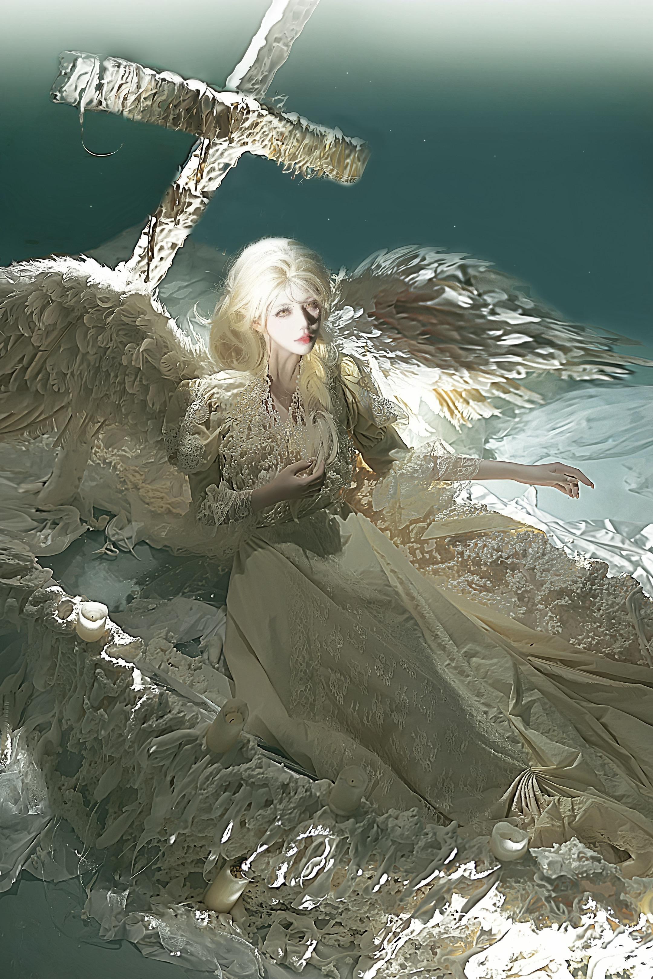 坠落海上的天使👼。