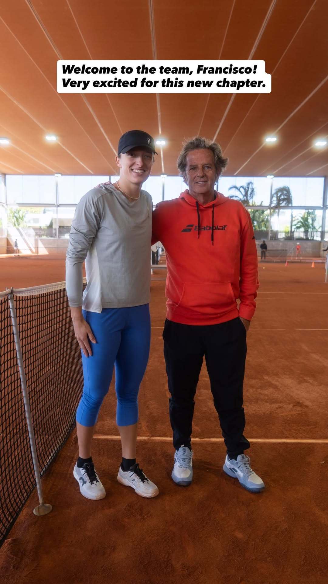 Iga宣布新教练人选，F-罗伊格，豆此前的固定团队成员，22年离开团队后，23-