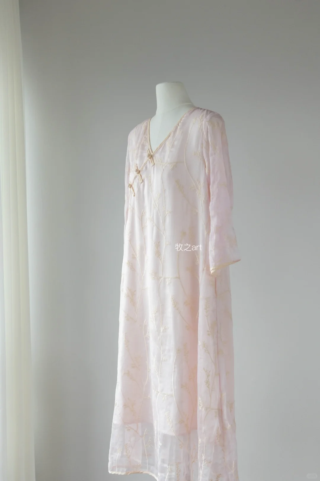 中式刺绣｜国风改良款旗袍裙