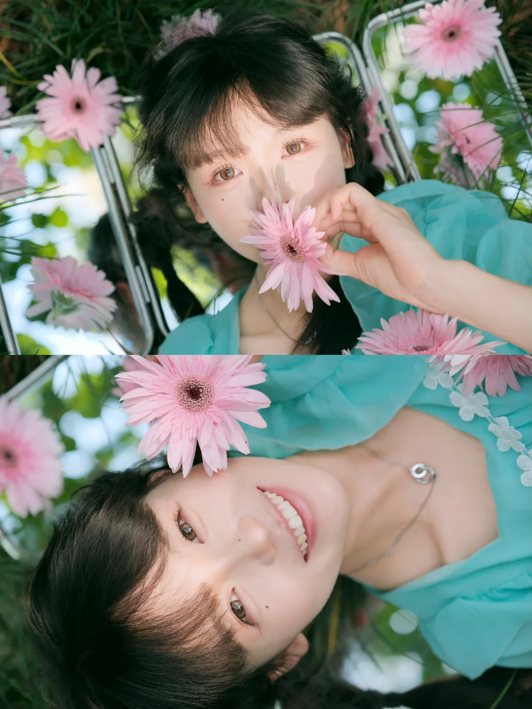 被鲜花包围｜富士夏日森系小清新拍照姿势