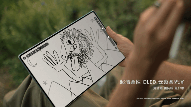 从指尖到屏幕，每一笔都是心意的表达。华为MatePad Pro 12英寸配备 3