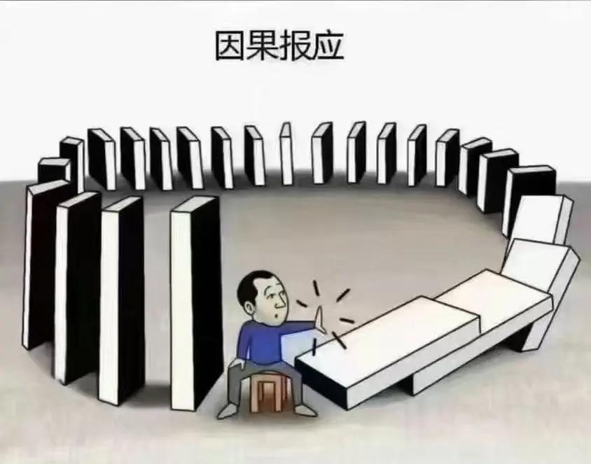 自食其果
自作自受

“因果报应”不是成语，那么，形容“因果报应”的成语您还有什