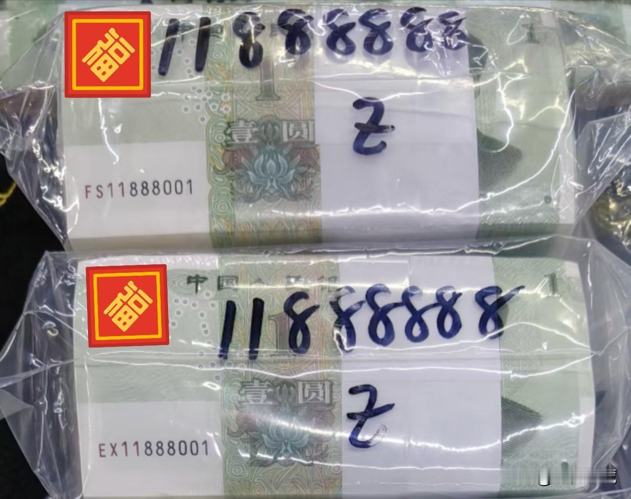 191双头六同8捆币，倒置号，双胞胎