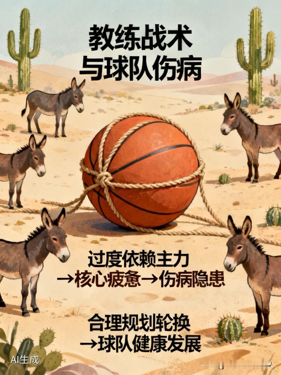 锡伯杜的五驴战术没有什么技术含量，说实话就是死用主力，核心球员疲惫不堪，导致主力