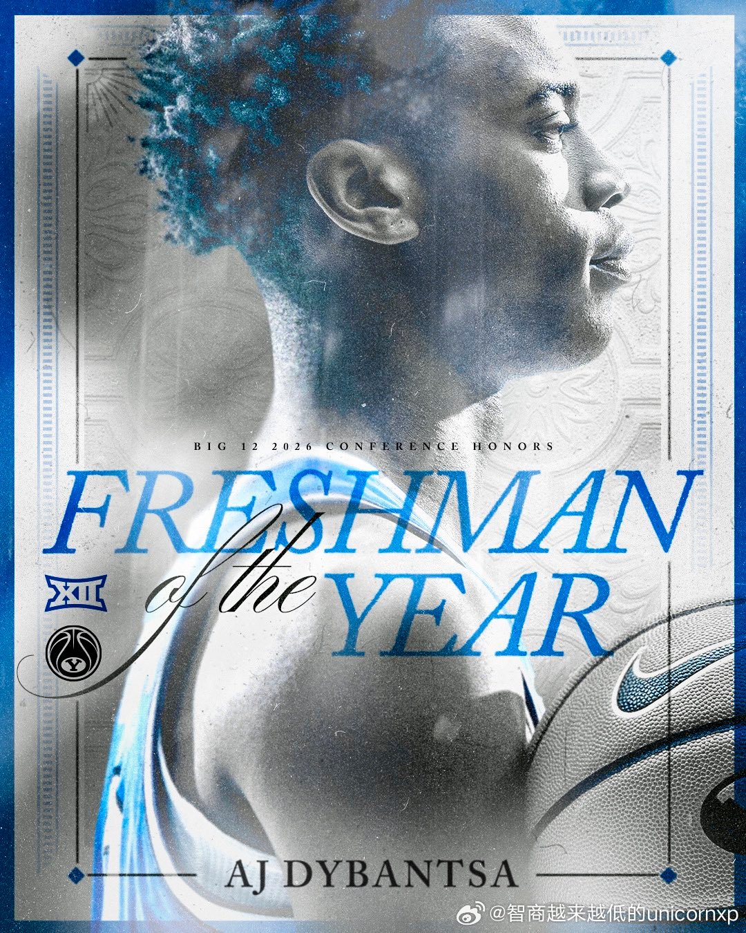 AJ Dybantsa荣膺Big12联盟最佳菜鸟球员NCAANBA