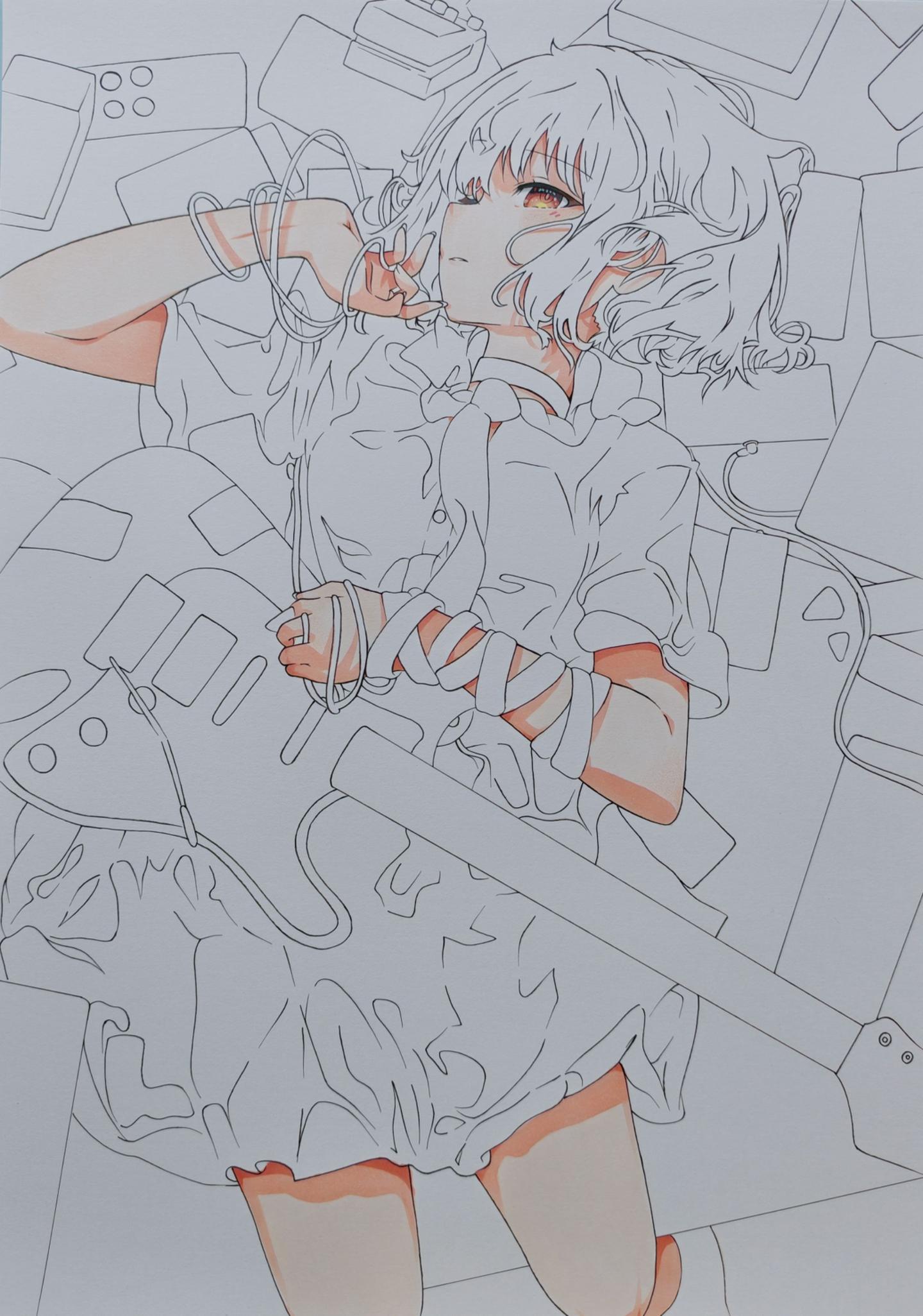 看起来不难，画了我好几天。