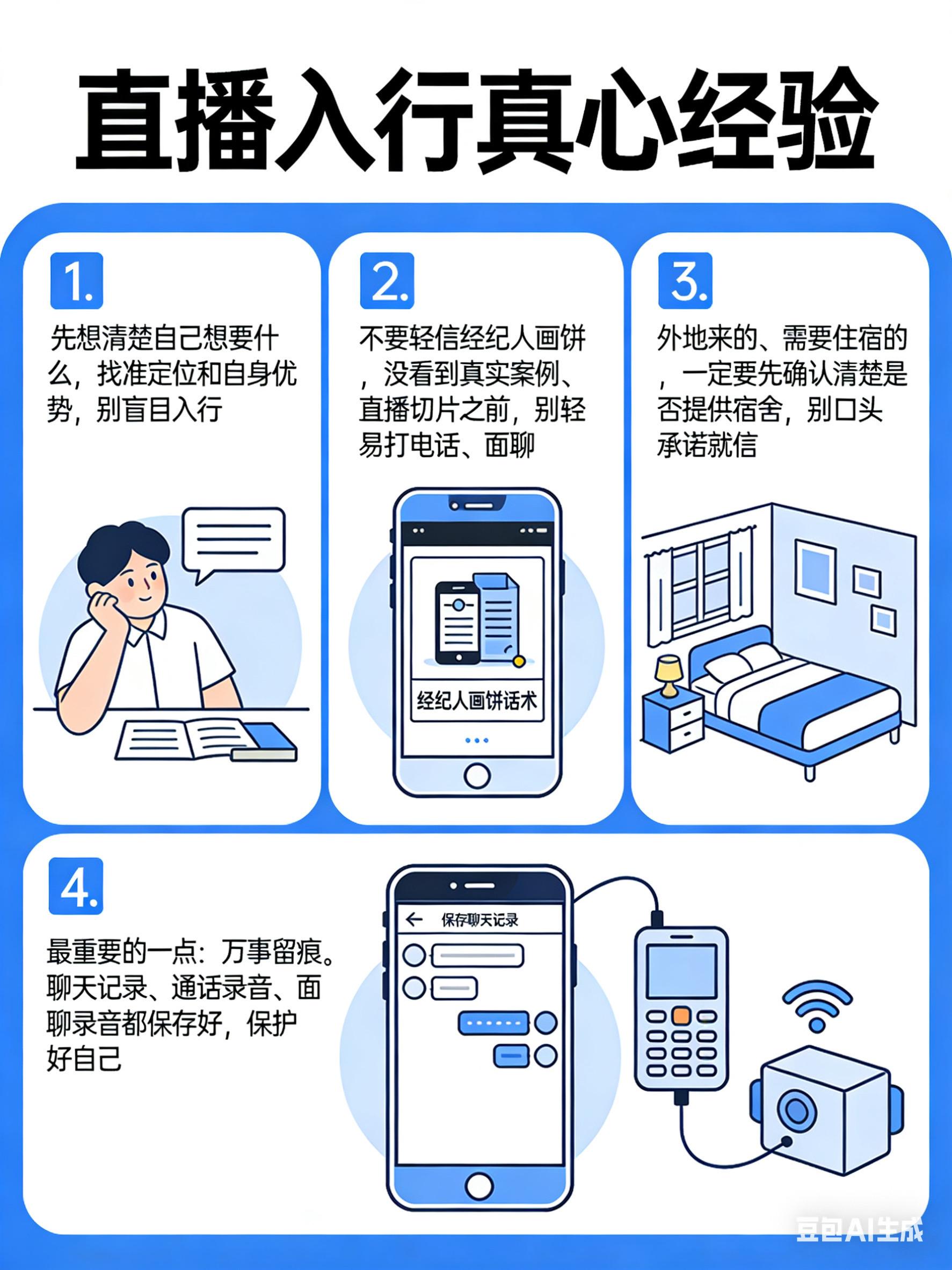 终于：直播入行真心经验。