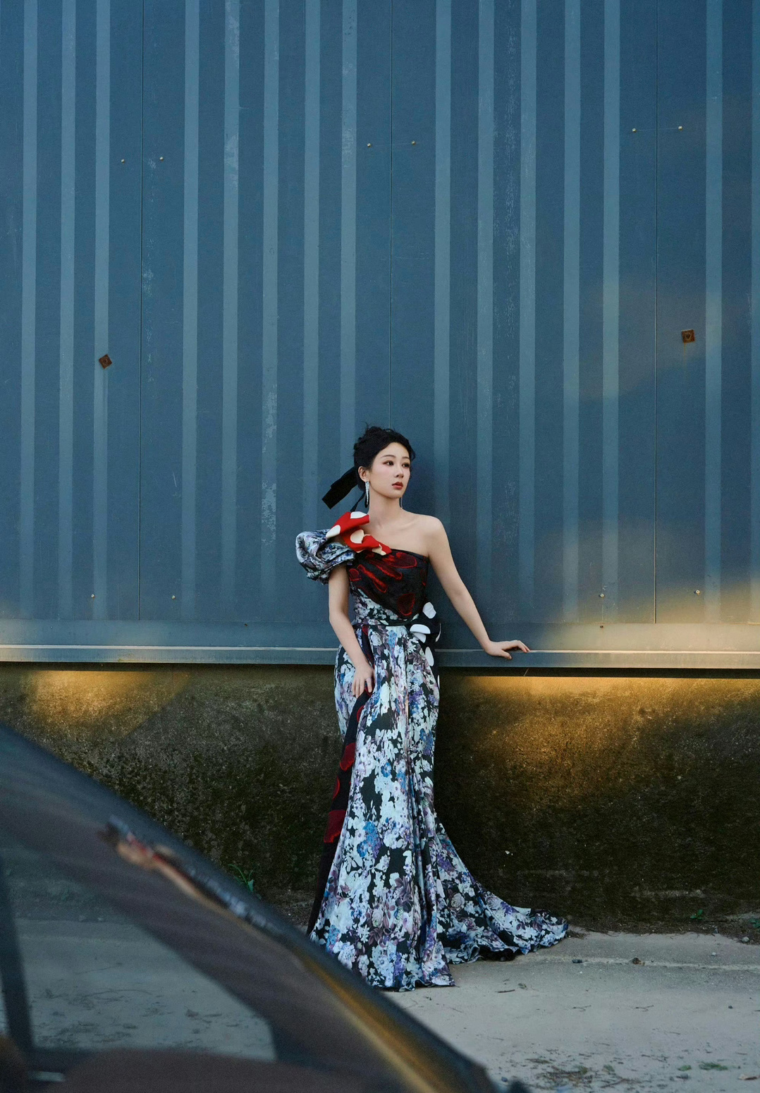 杨紫这怎么穿的跟个花蝴蝶一样呀？难道是气质的原因 ​​​