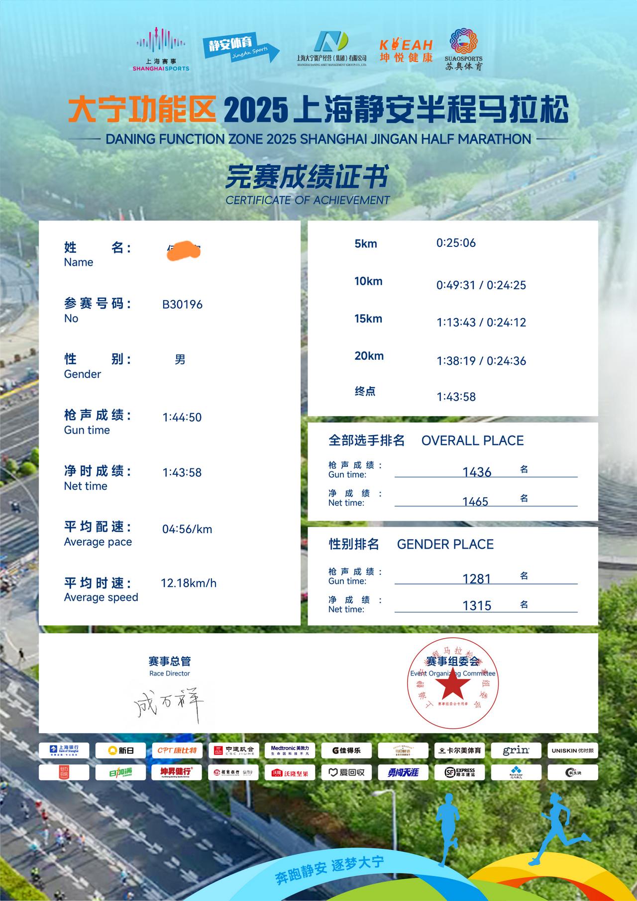 71岁大爷1小时51分跑完半马凡70岁以上能跑半马就相当不容易[赞][赞][赞]