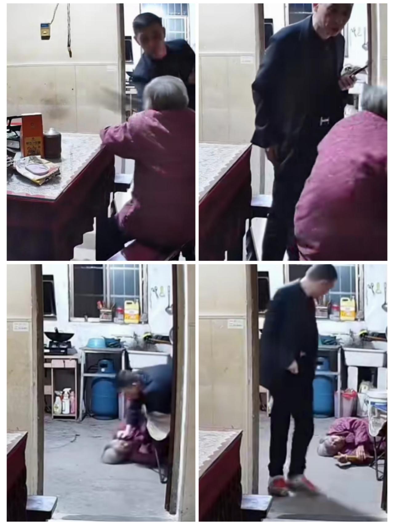 江苏常州55岁男子殴打92岁母亲，后续男子被刑拘，可老人却想拿500元把保儿子保