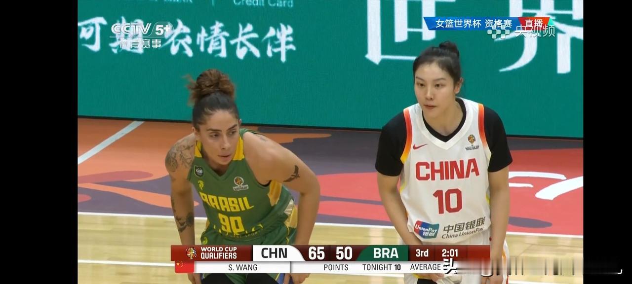 世界杯女子篮球资格赛，中巴女篮携手把捷克送进世界杯，为伟大的中巴友谊🍻