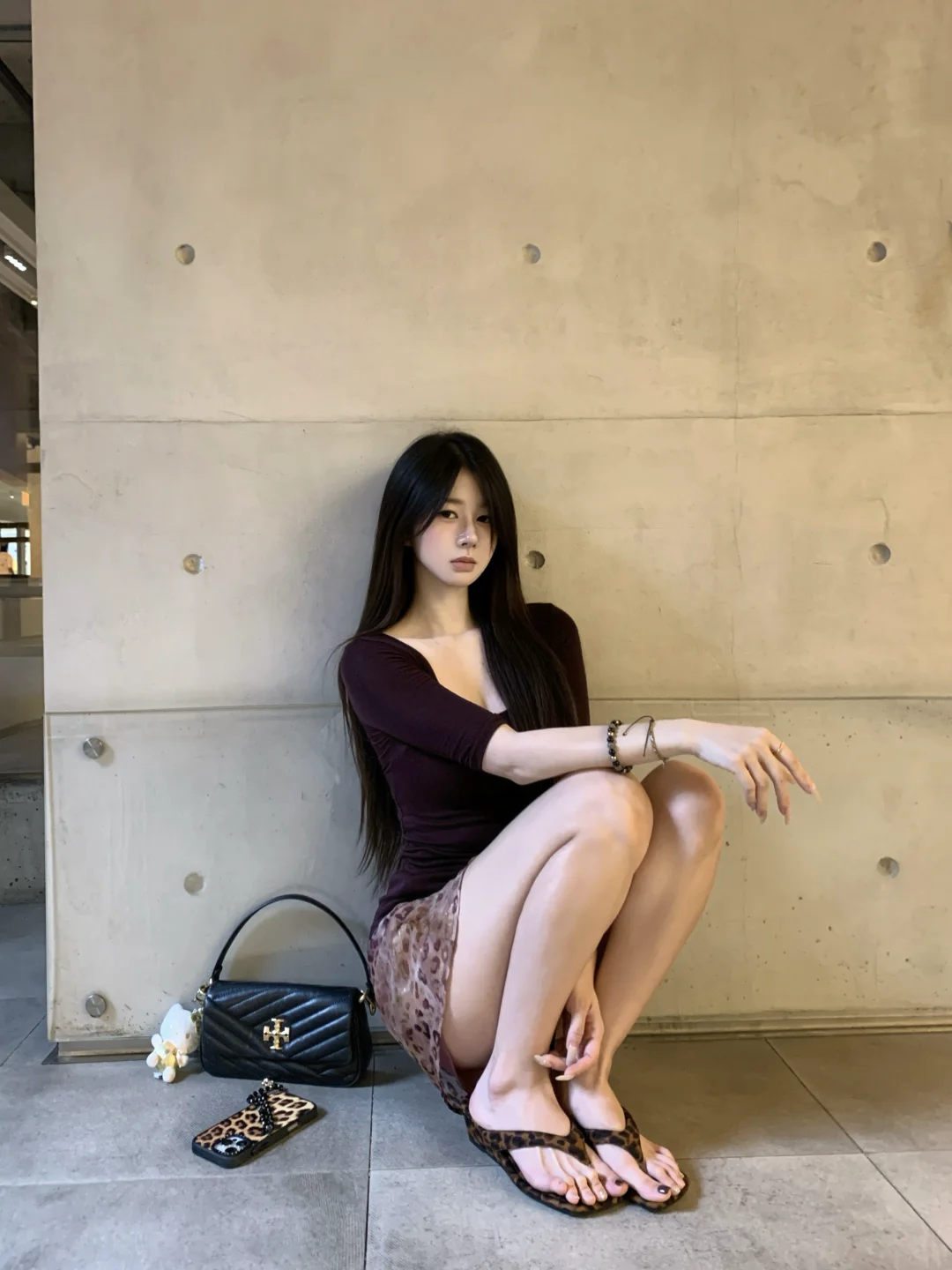 妹妹说紫色很有韵味
