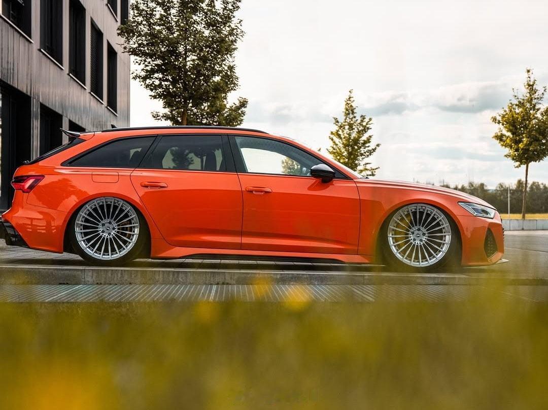奥迪奥迪RS6 Avant改装案例 奥迪RS6 Avant，换上新鞋子+低趴，大