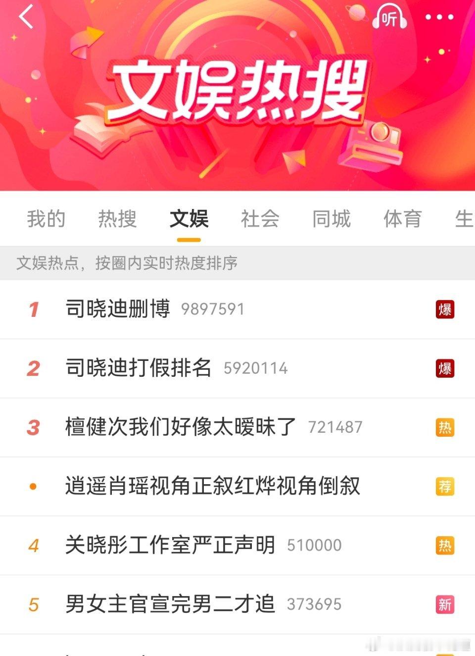 司晓迪今天以一己之力干了好几个爆词条出来。话说，从我朋友信誓旦旦说这辈子绝对不可