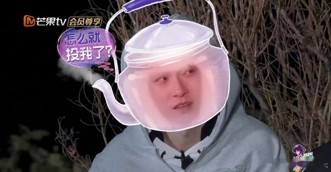 曹恩齐 死嘴快解释啊 没想到曹恩齐只是默默在角落玩了个抽象，就被当卧底投出去啦[