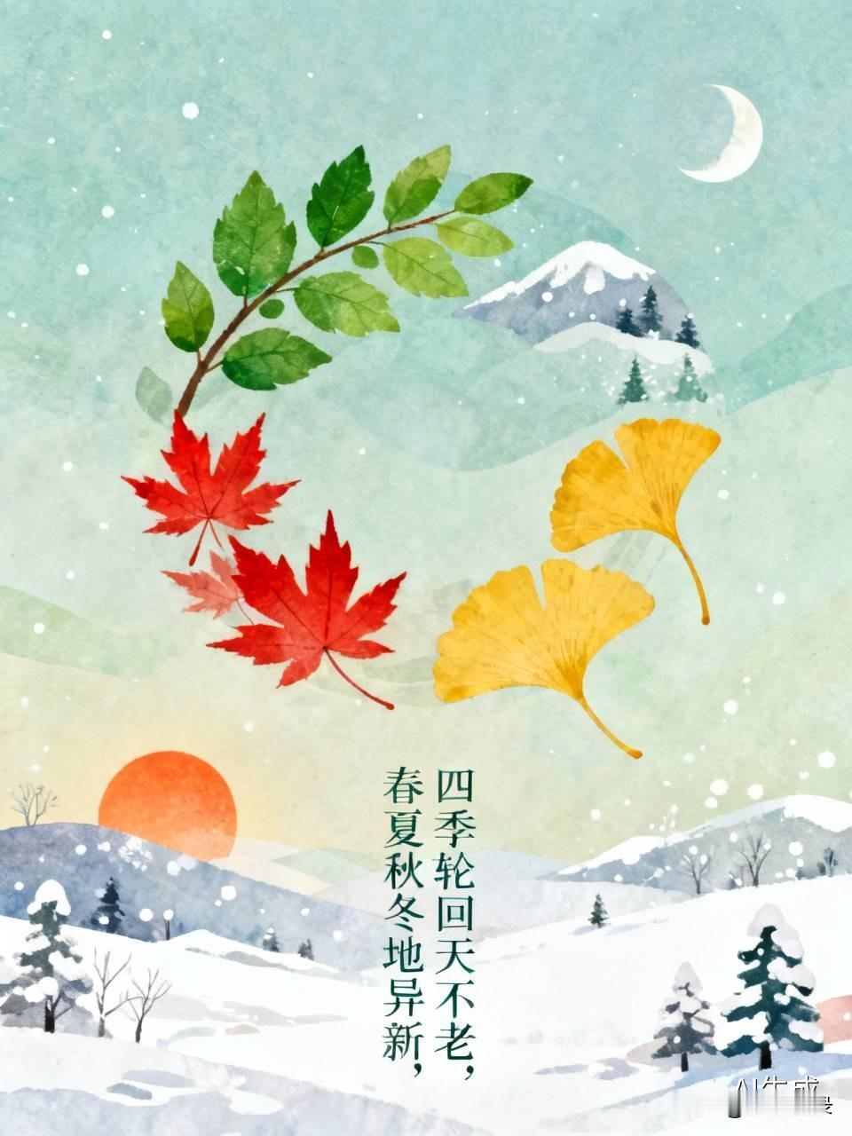 “四季轮回天不老，春夏秋冬地异新”，这诗句简直把四季的奥秘道尽了。就说春天，万物