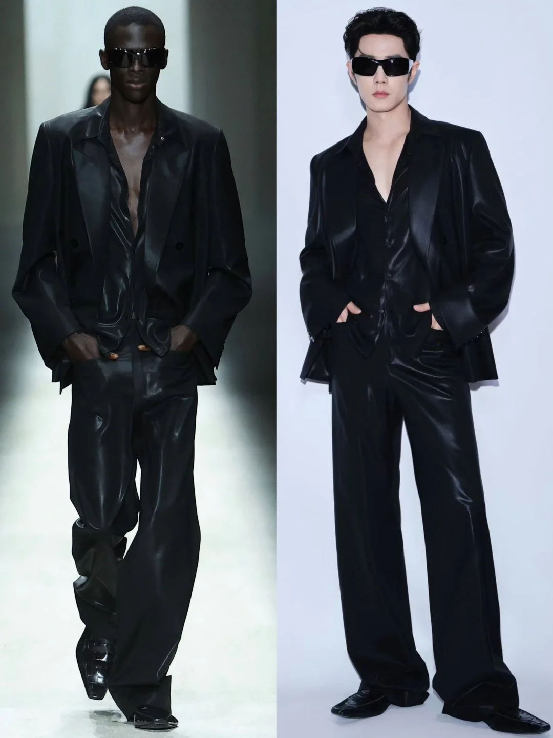 肖战in Gucci，堪比模特的表现力！