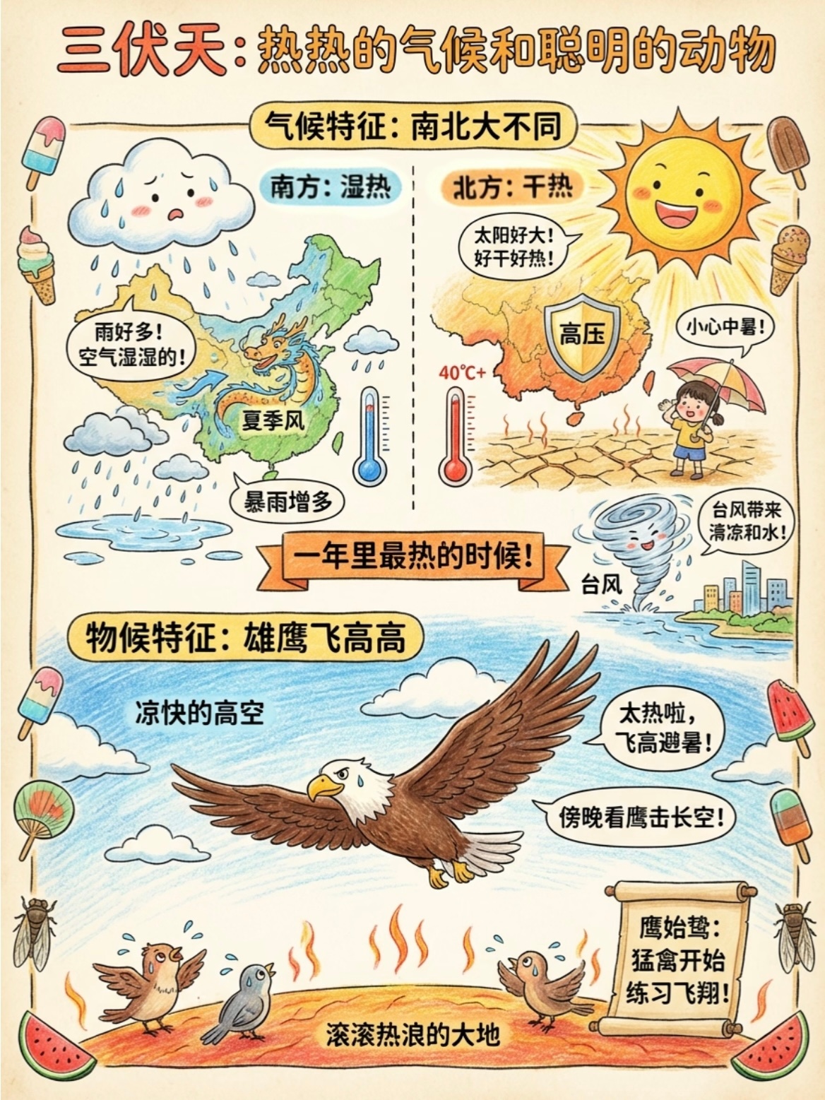 三伏天养生指南明天就要入伏啦！一年里最“烤验人”的日子来了！这几天是不是一出门就