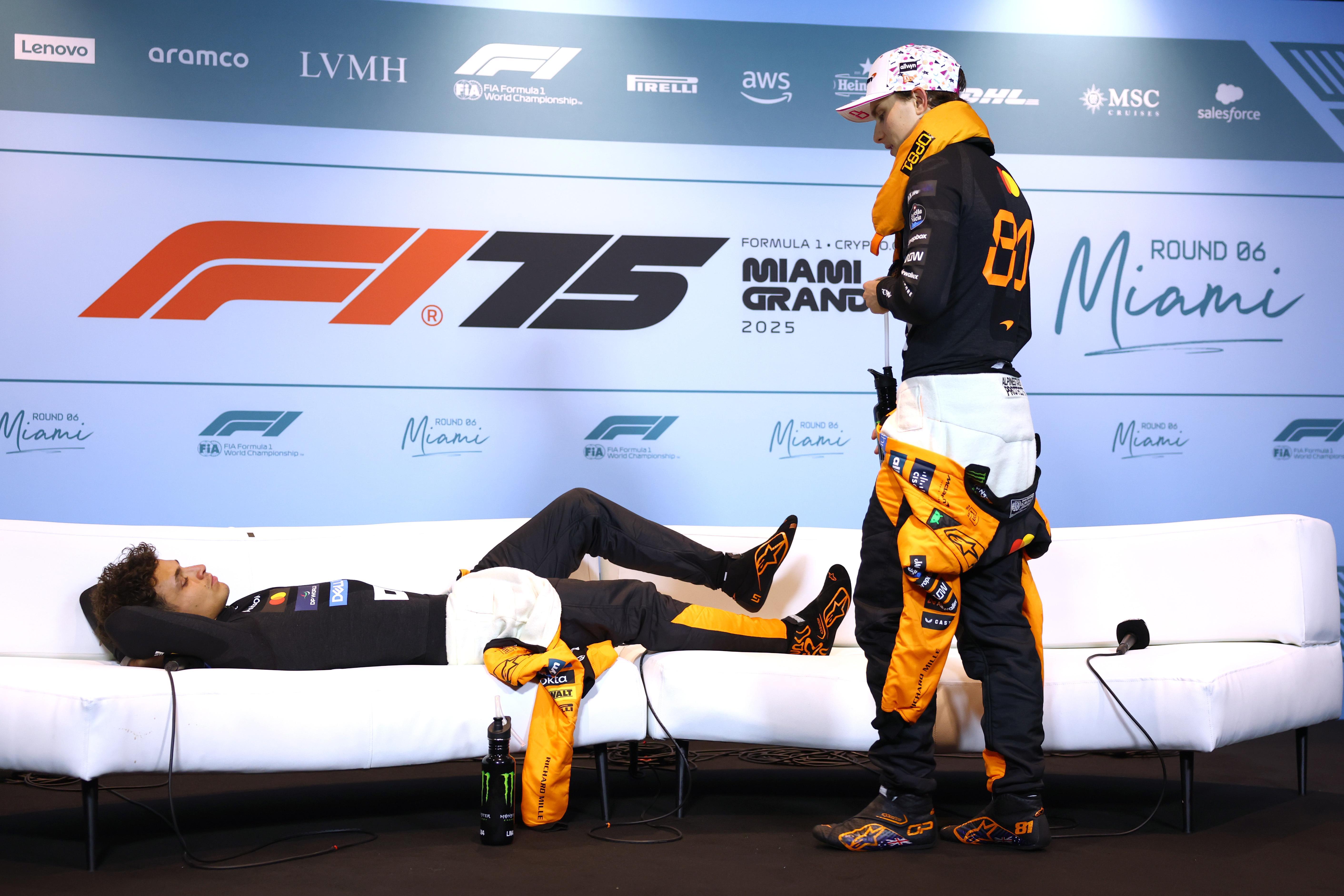 F1 困了扛不住了，先回家睡觉了…有什么判罚文件，等醒了再说了😴2025F1迈
