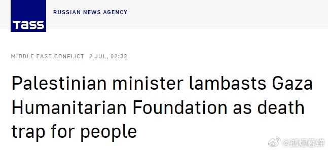 巴勒斯坦外交事务国务部长法尔辛与奥地利外长会面时表示，美国支持的加沙人道主义基金