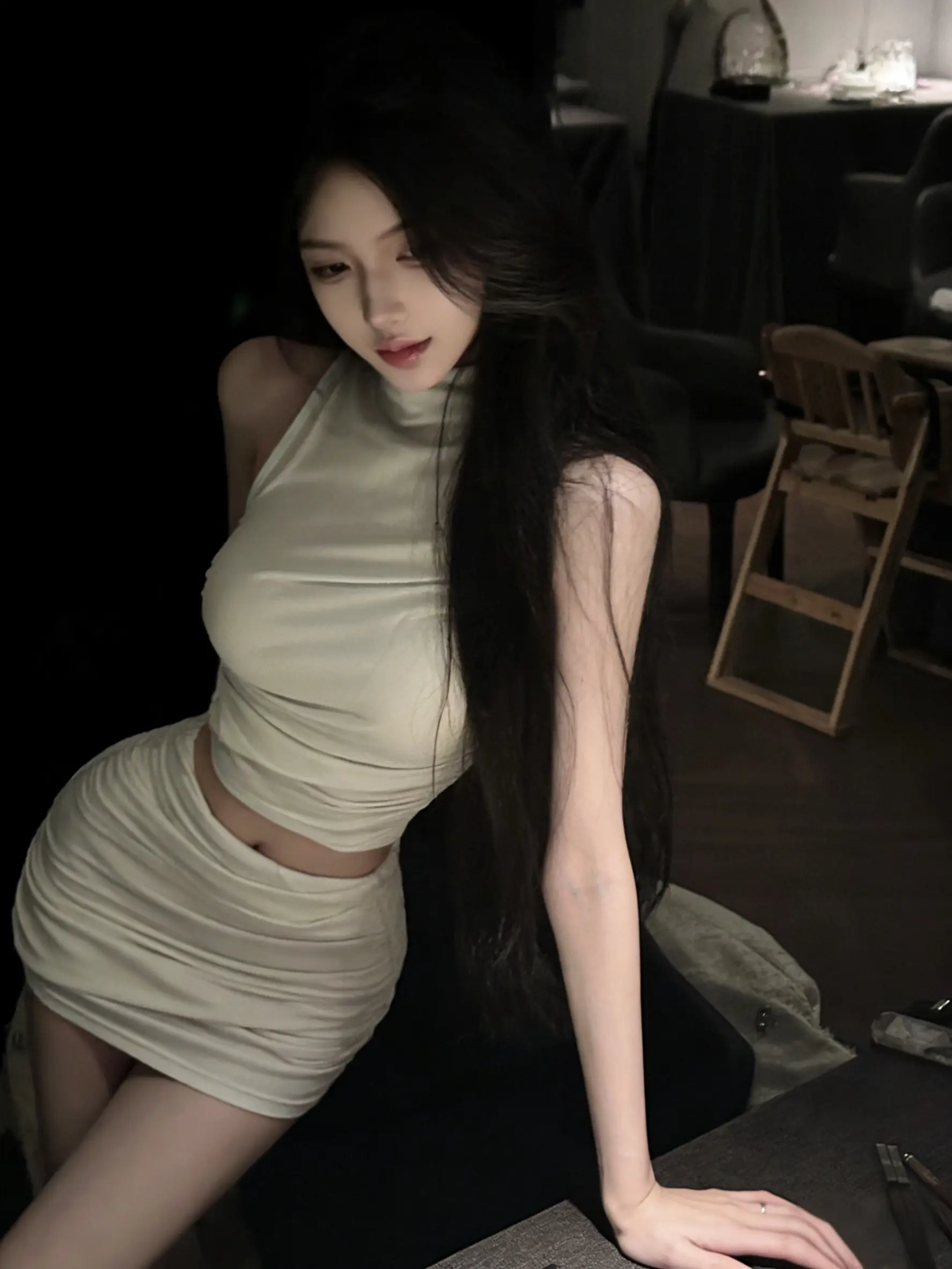 白色系纯欲风 纯欲风穿搭 初恋脸 御姐 穿搭