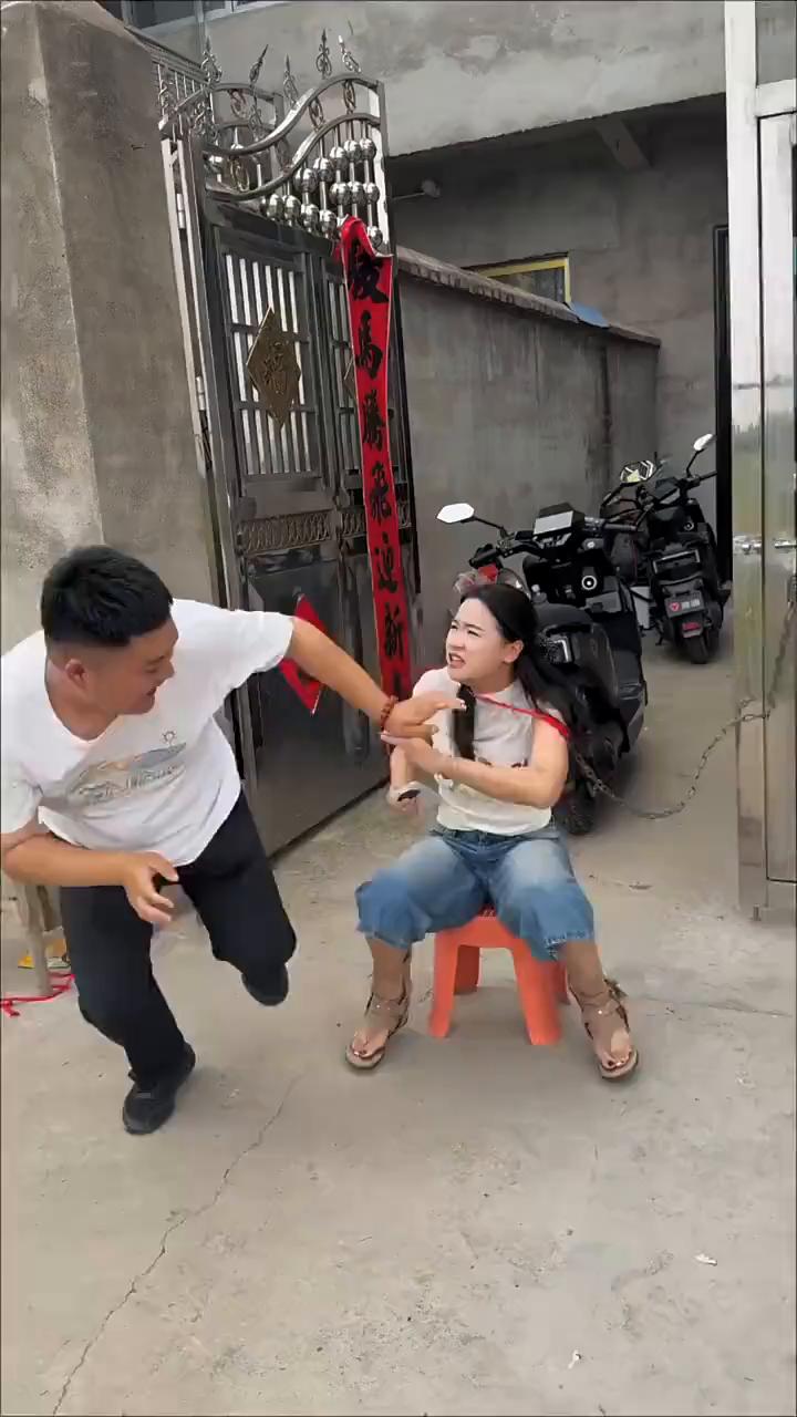 你傻。