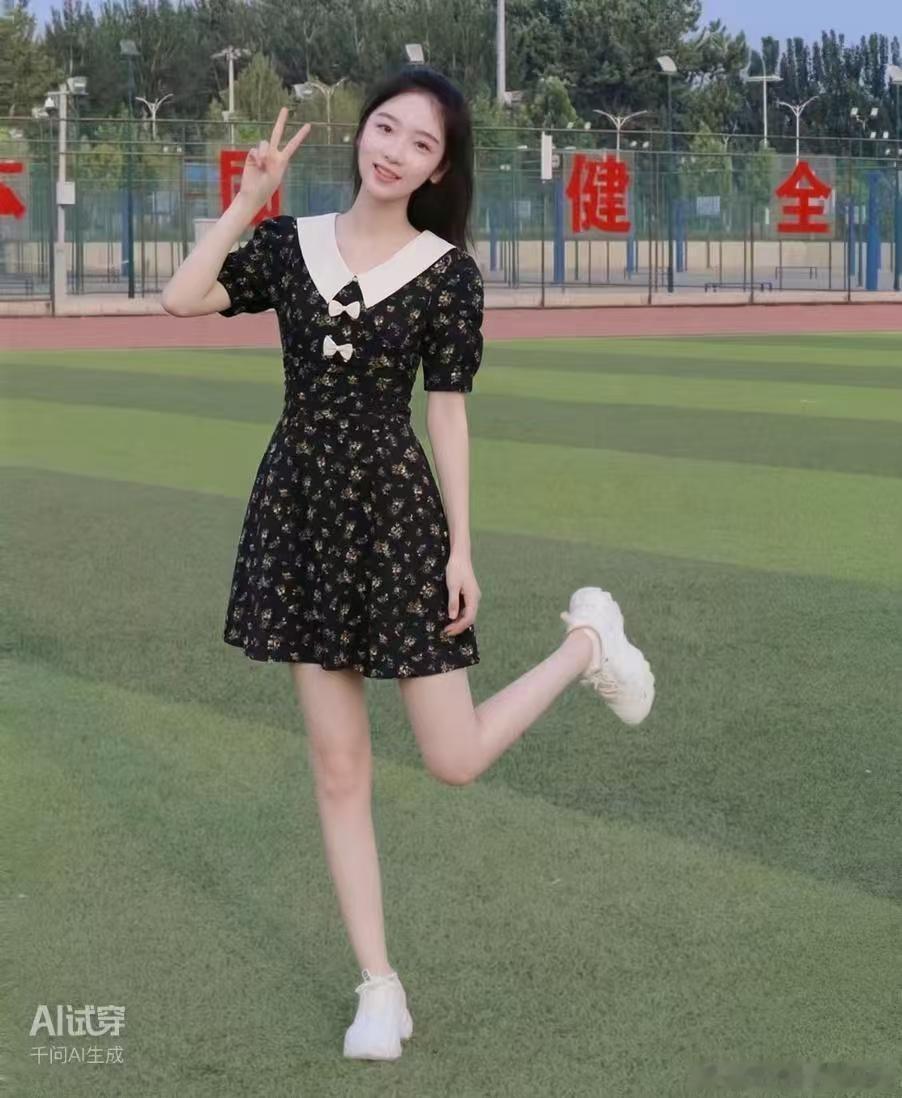 我的AI穿搭大秀淘宝AI购物助手  《当AI把旗袍袖子缝成了灯笼裤》上传了张穿白