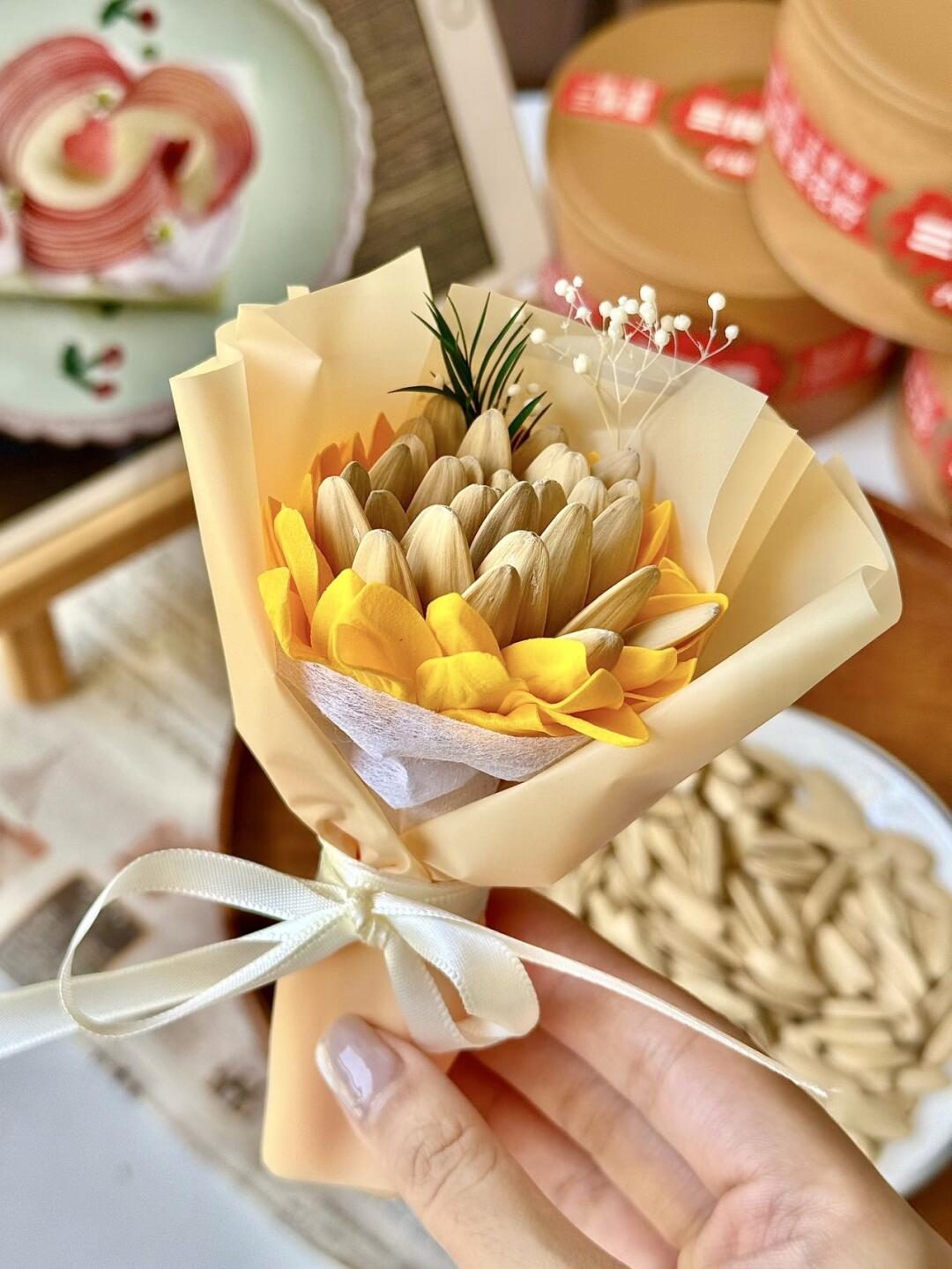 太好嗑了！！听我的 七夕给女朋友整这个花🌻