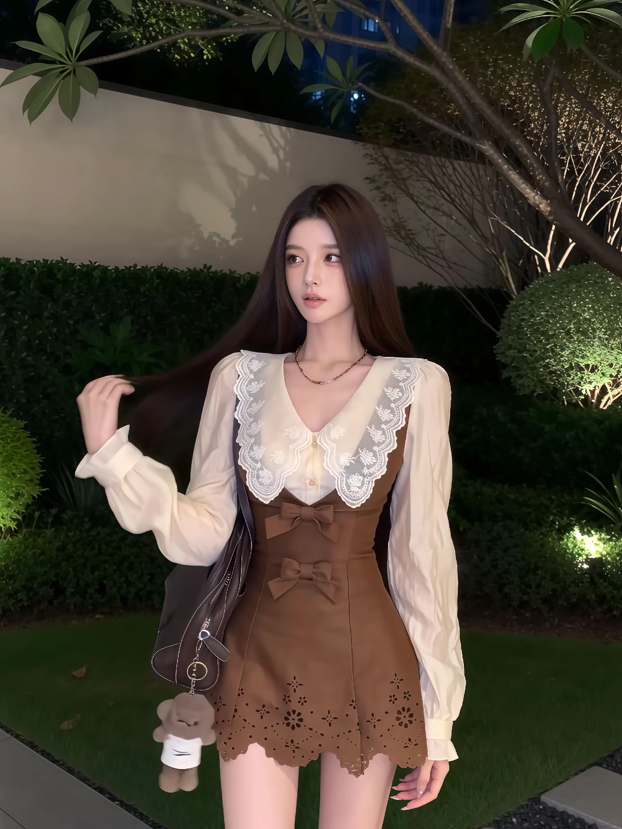 轻复古ootd 法式甜辣风