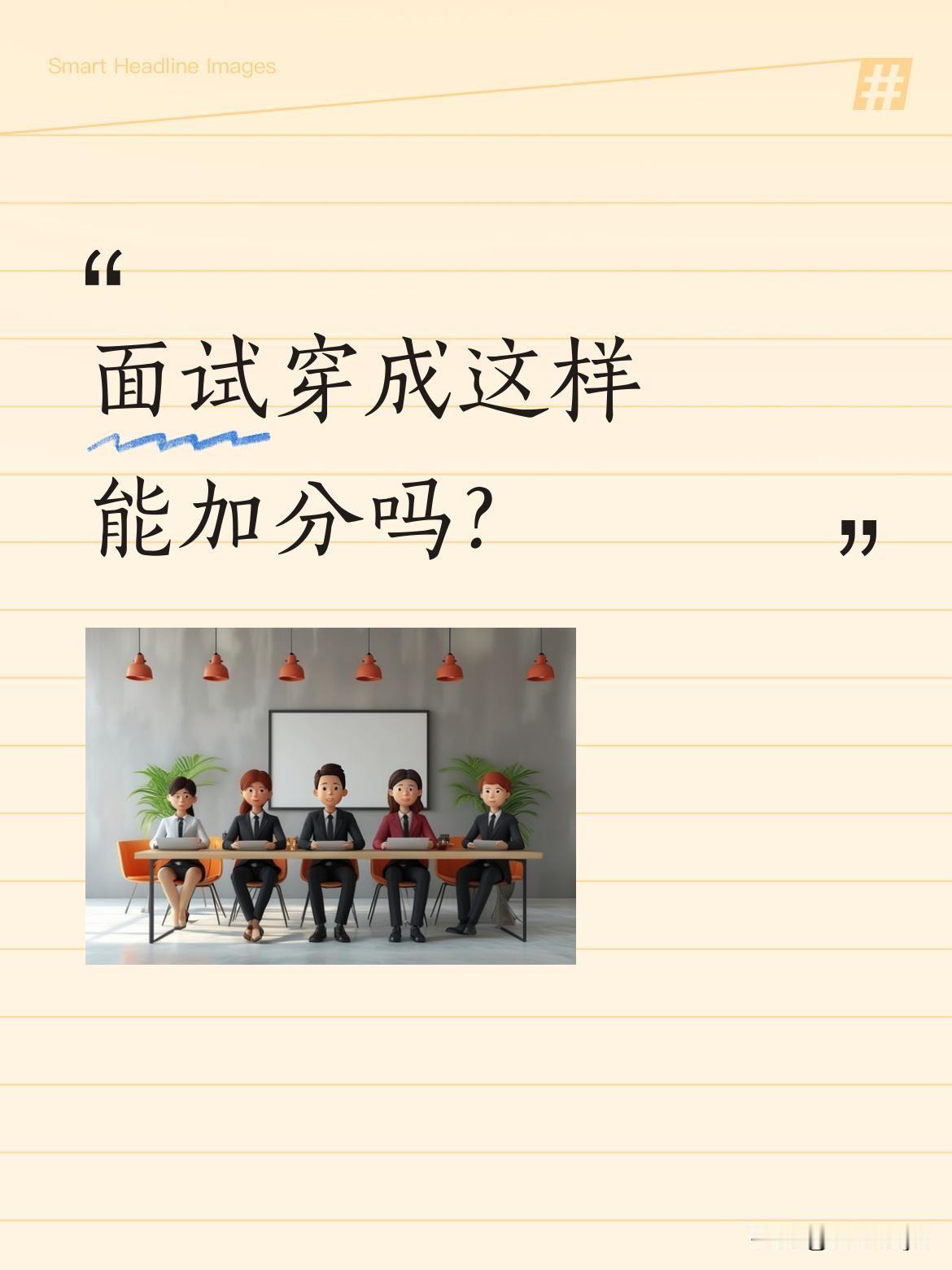 面试穿成这样能加分吗？
最近有女生分享了自己的面试穿搭，被网友称赞"这一身真的很